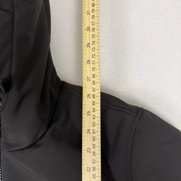 Levi's Men's Black Sherpa Lined Softshell Hooded Jacket Size Medium - Picture 7 of 10